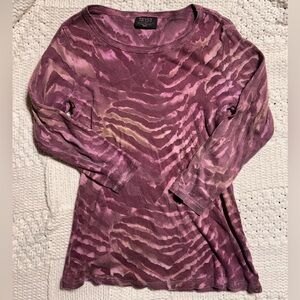 Y2K Tryst Pink Tie Dye Long Sleeve T-Shirt